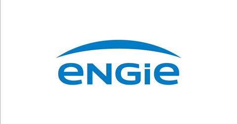 Logotipo de la empresa Engie en color azul.
