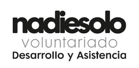 Logo de la organización 'Nadie Solo' que se dedica al voluntariado en desarrollo y asistencia.