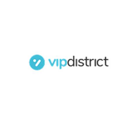 Logo de la marca VIP District.