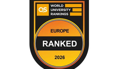 Emblema que representa el ranking de universidades en Europa para el año 2026.