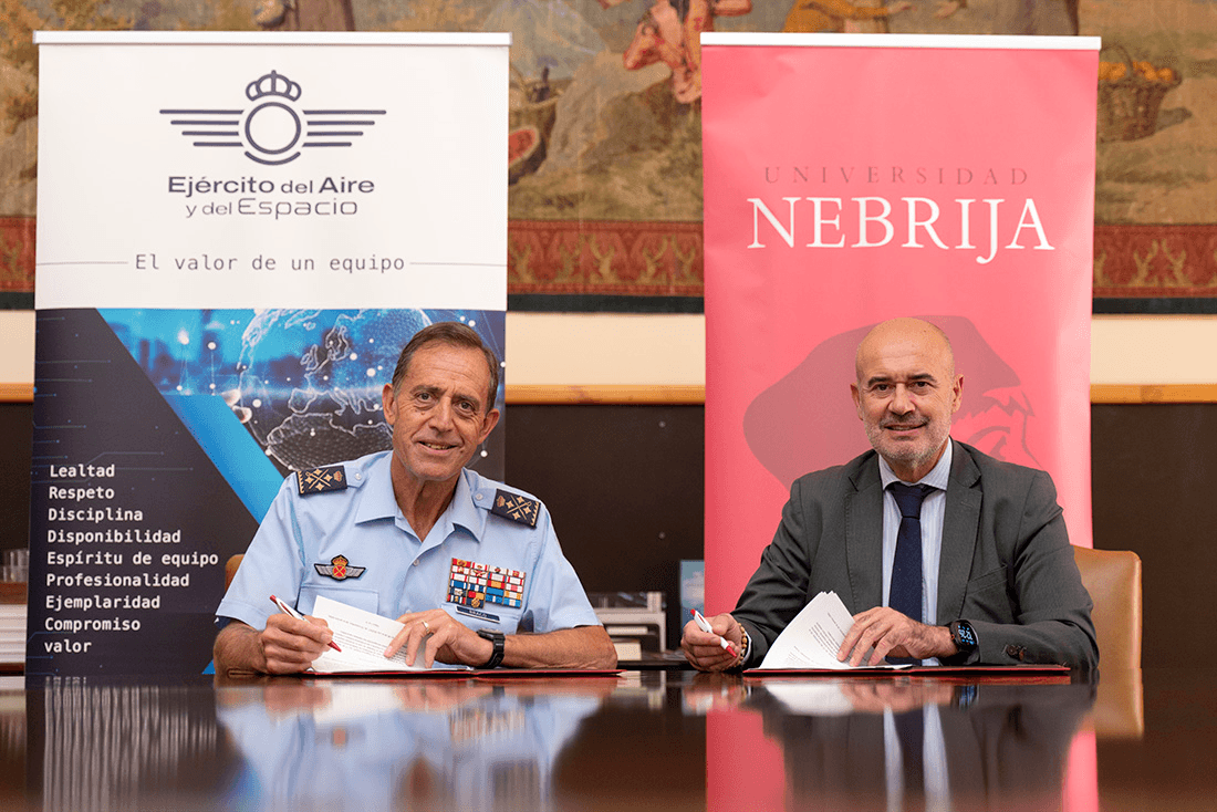 convenio Nebrija y Ejército del Aire