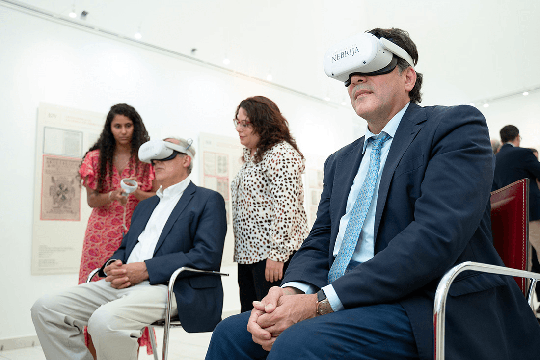 Nebrija exposición inauguración Sanchinarro