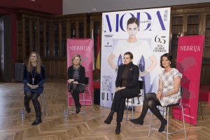 Begoña Miguel, coordinadora del máster, Charo Carrera, directora de mujerhoy, Laura Mújica, directora general de TESA, y Marta Perlado, decana de la Facultad de Ciencias de la Comunicación de la Universidad Nebrija.