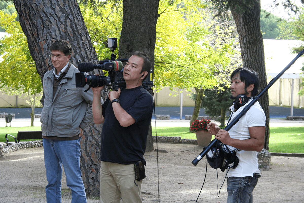 La televisión pública japonesa NHK graba en la Universidad Nebrija