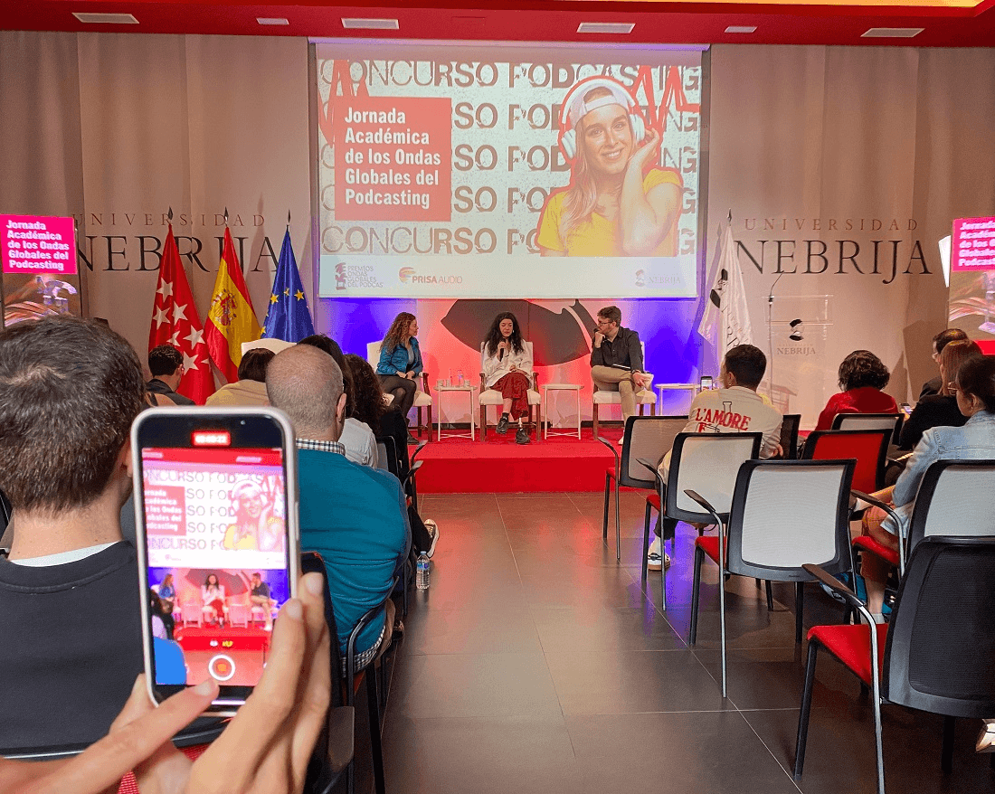 mesa redonda Jornada académica pódcast español