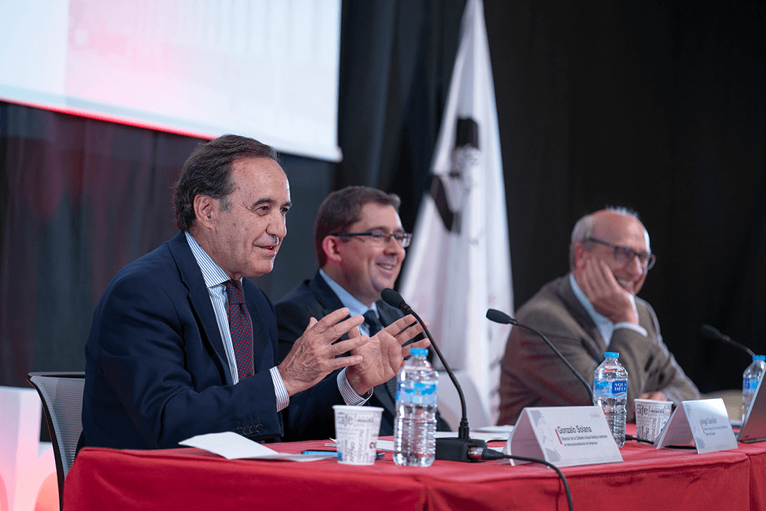 Gonzalo Solana, Ángel Gavilán y Rafael Myro
